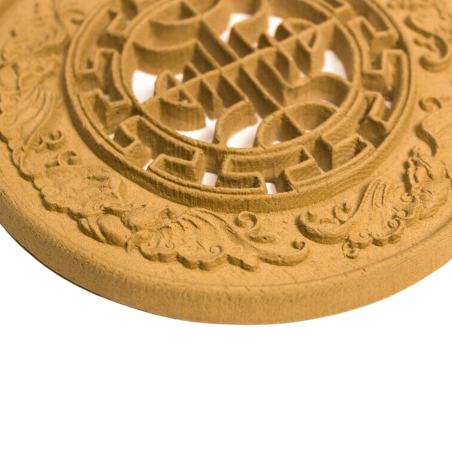 Centerpiece Round Medallion Decorative Applique IFW 2210