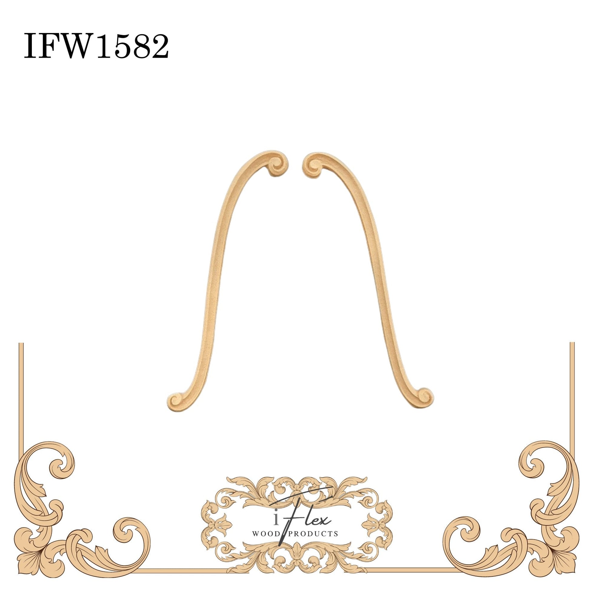 Decorative Drop Pair IFW 1582