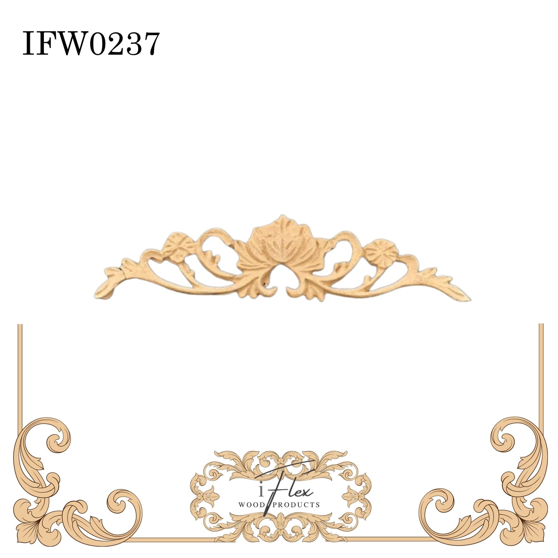 Floral Pediment IFW 0237