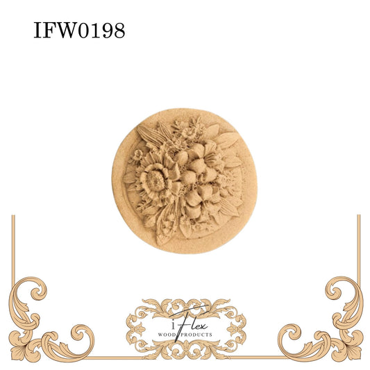 Flower Rosette IFW 0198